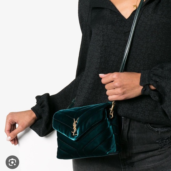 Quilted Velvet Crossbody Bag Ysl Loulou Toy Velvet Saint Laurent